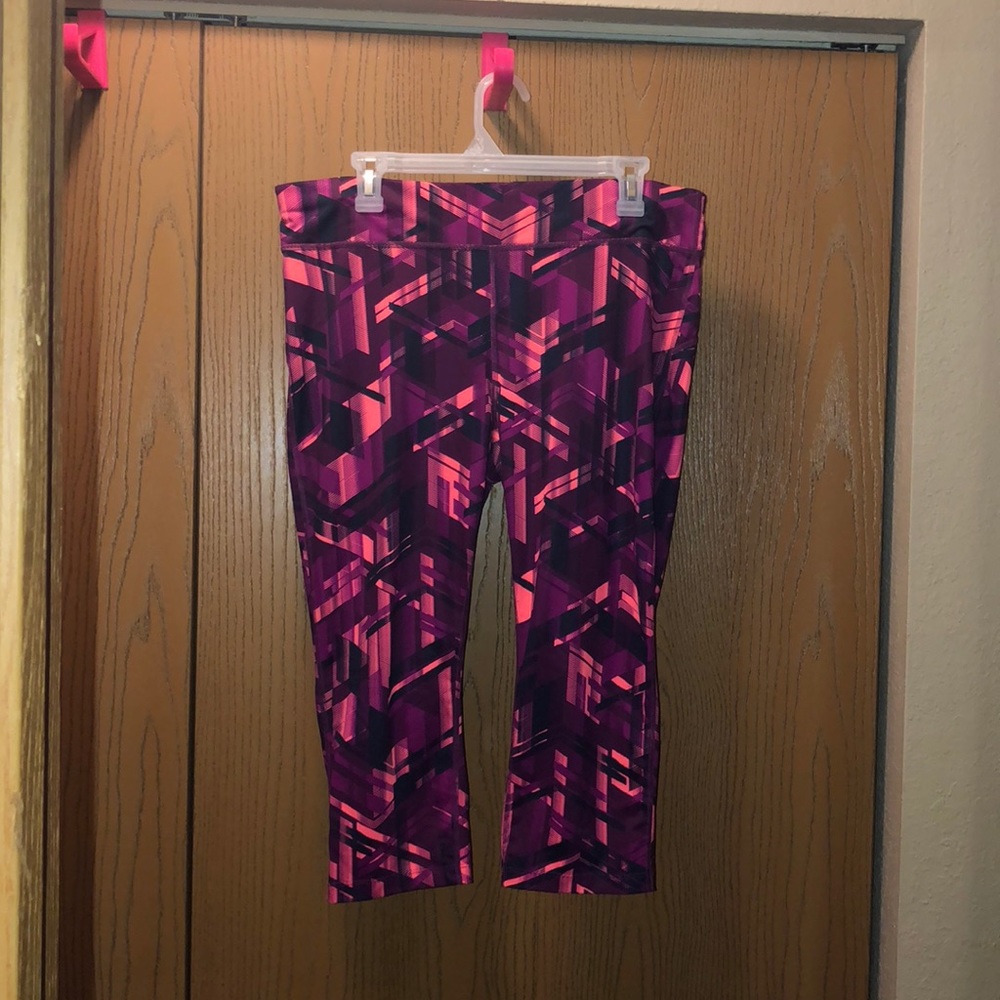 Pink and Purple Capris